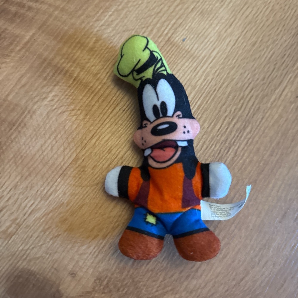 2008 Kellog's Cereal Disney Goofy Mini Plush 5 inch Toy EUC